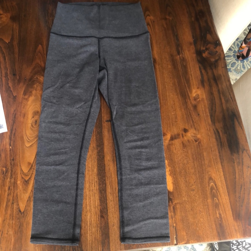 grey lululemeon leggings